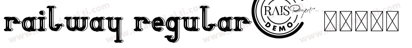 railway regular字体转换